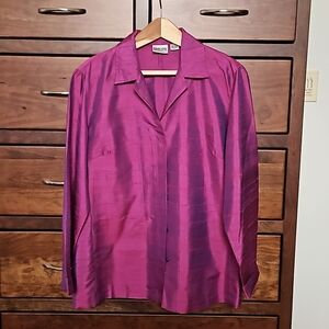 Chico's 100% Silk Top Size 1 Medium